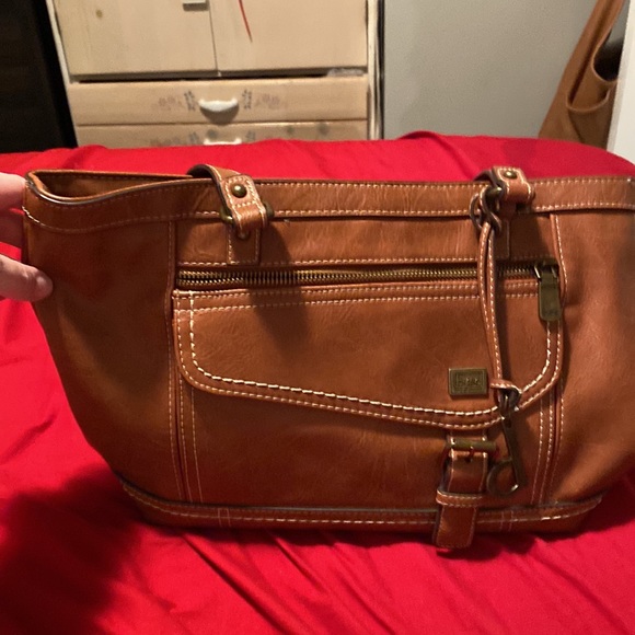 Born o concept brown leather purse and card holder - Picture 1 of 17